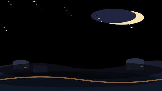 Moonlit graveyard scene thumbnail